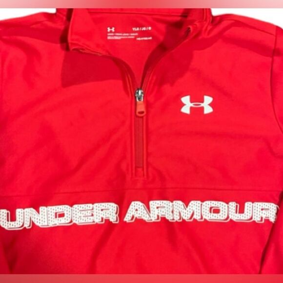 UNDER ARMOUR BoysTech Half Zip Long-Sleeve Shirt Youth Large - Picture 4 of 4